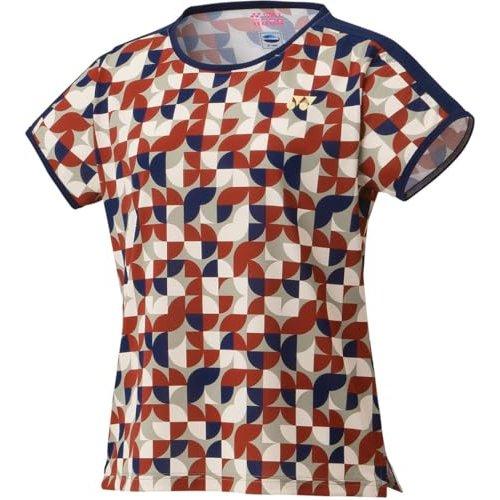 YONEX Damen Spielshirt Kurzarm Badminton Tennis T-Shirt Kamel (183)