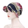 Print Design Hair Loss Cap Comfortable Visor Cap Slouch Design Chemo Caps  Head Scarf