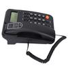 KXT2027CID Corded Telephone Caller ID Semi Hands   24 Ringtones Fixed Landline Phone with Display for   Hotel(Black )