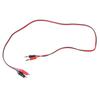 Power Plug to Alligator Clip Cable Double Alligator Clips Power Test Cable 2 Plugs to 2 Clips Cable Length 1M