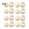 Home Baking Gadgets 2-in-1 Round Mooncake Mold, Double Ended Pastry Press with Scallop And Handheld Cookie Stamper Spiral Embossing for DIY