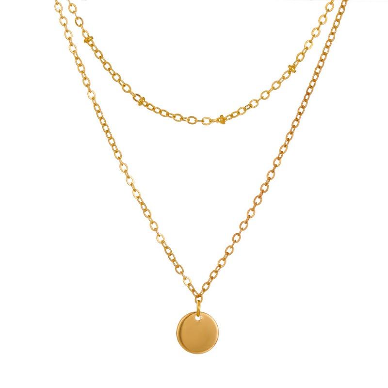 Colier lung cu ciucuri cu două straturi Moda femei simplă în formă de picătură de apă strasuri lungi cu pandantiv coliere cu farmec sexy bijuterii de petrecere