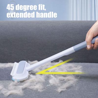 Pet Hair Removal Brush 4 In 1 Pet Hair Removal Broom for Couch Carpet Furniture Reusable Washable Lint Cleaner for Dog And Cat Hair