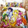 Smile PreCure! Bedding Set Single Twin Full Queen King Size Bed Set Adult Kid Bedroom Duvet Cover Sets 3D Print Kawaii Anime Bed
