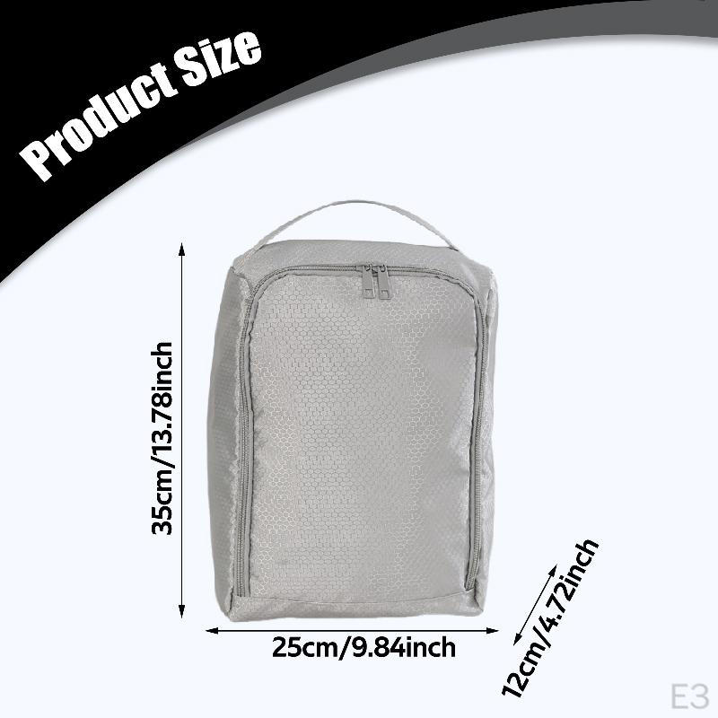Golf Shoe Bag Carry Breathable Large Capacity Easy to Zippered Carrier