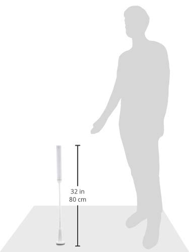 OHM Electric LED Clamp Light, Dimmable, Slim, Round Shade, White, LTC-L2NA-W, 06-1909