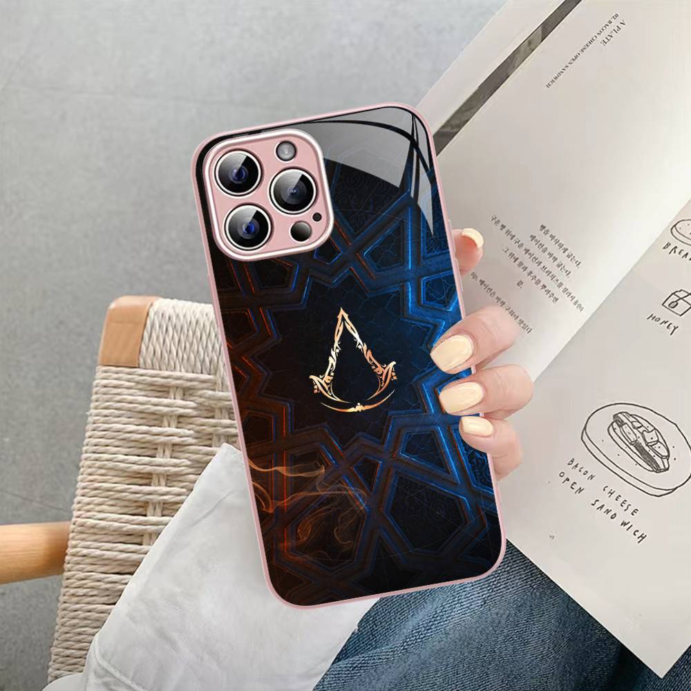A-Assassin S-Creed Szklana Osłona Hartowana Do Gier Na Iphone 14 13 12 11 Pro Mini XS MAX 14Plus X XS XR Etui