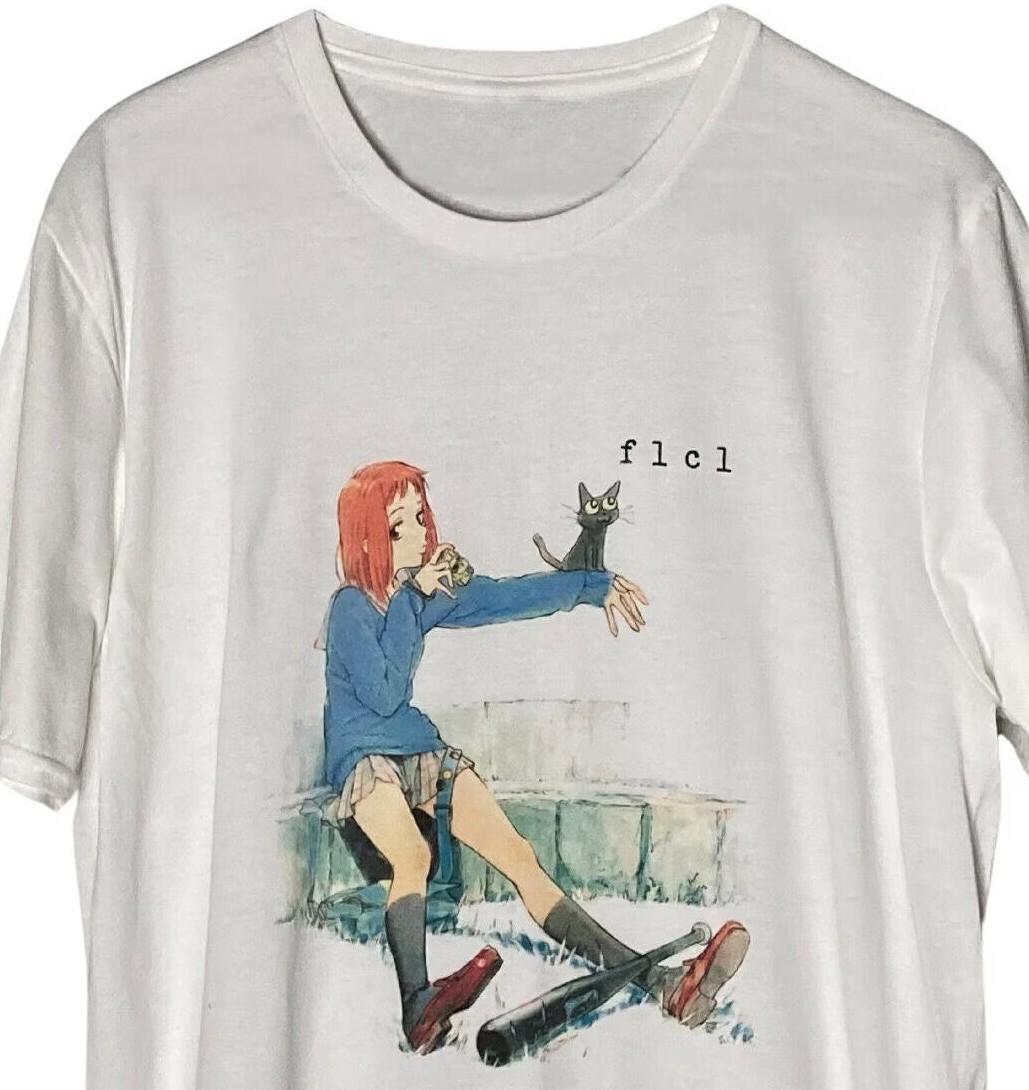 

Mamimi + Takkun FLCL FOOLY COOLY Унисекс Футболка Мужская Женская Футболки Топ - GILDAN - высококачественная печать 4XL