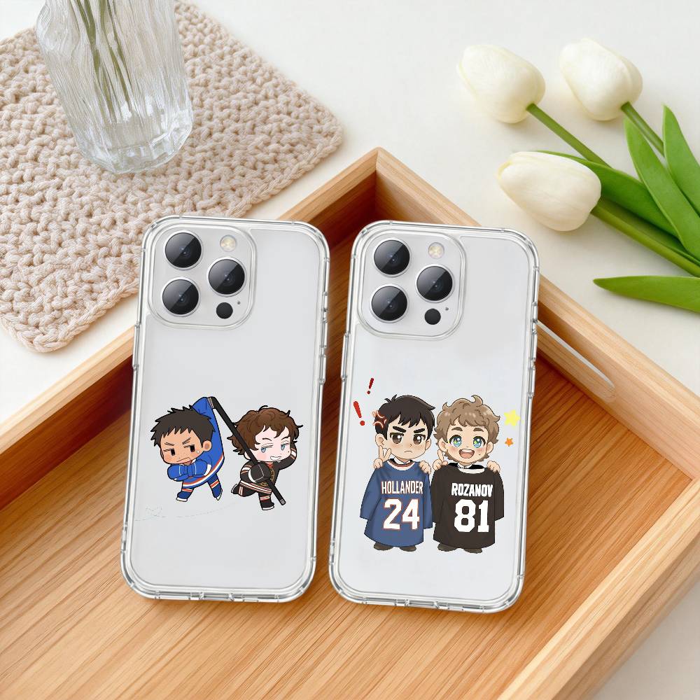 H-Horký Hokejový R-Rivalita Pouzdro Na Telefon Pro iPhone 17 16 15 14 13 12 11 Mini Pro Max Plus Průhledný Kryt