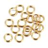 100pcs 4mm 5mm 6mm 7mm 8mm Open Jump Rings Connectors Stainless Steel Gold Plated Split Rings Jewelry Making DIY Supply Findings