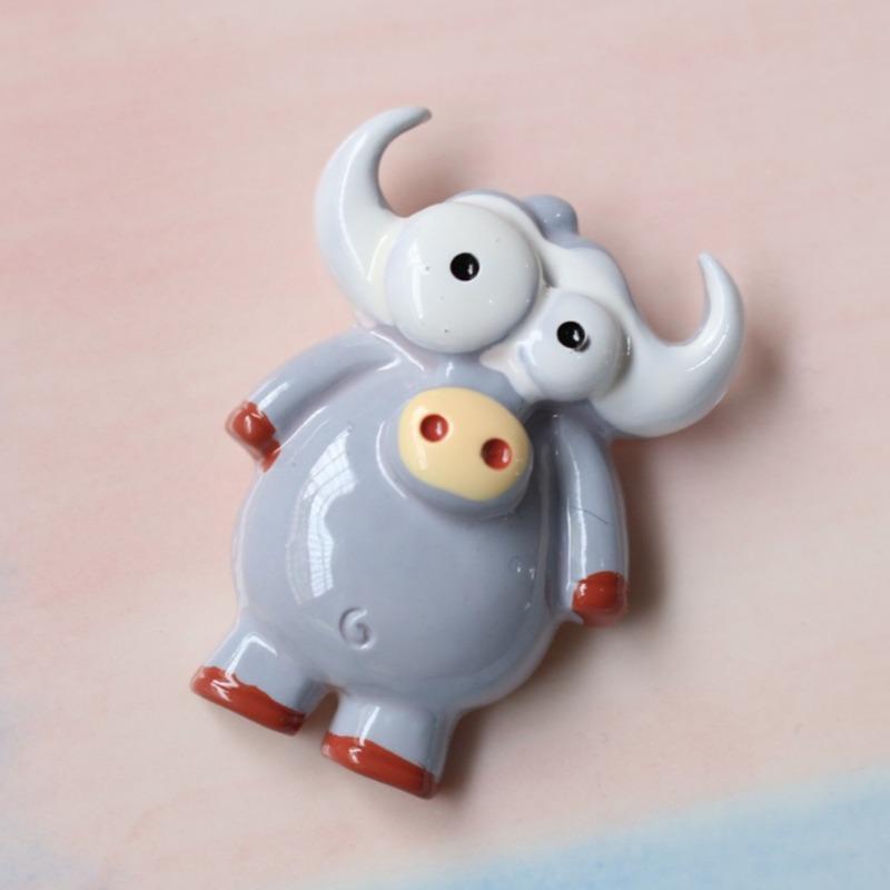 Cute Animals Fridge Magnets Cartoon Lion Elephant Giraffe Zebra Monkey Fridge Stickers Kids Gifts Home Decoration