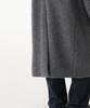 Musinsa Standard Hairy Alpaca Blend Daddy Shoulder Single Long Coat [Grey]