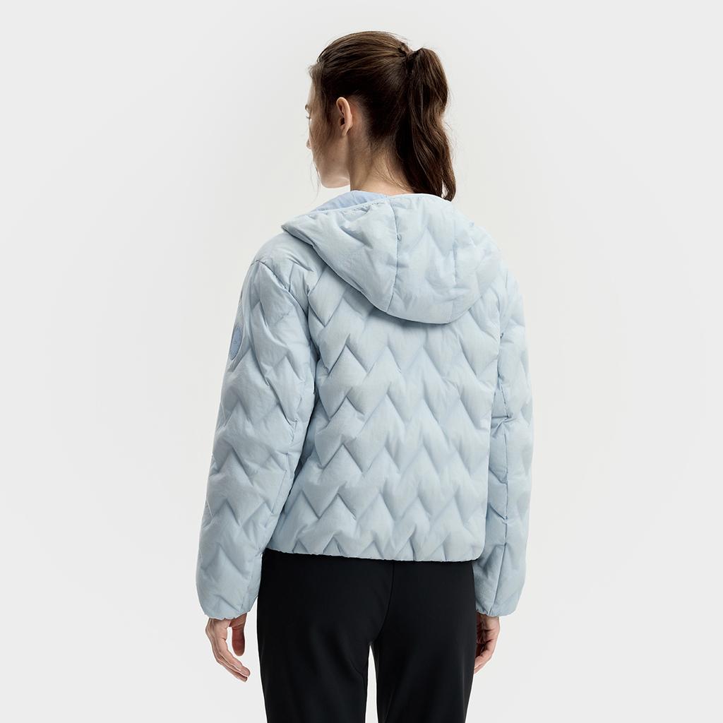 FILA Fitness Series Simple Fashion Casual Sports Warm Comfortable Versatile Short Thin Down Jacket Women outerwear Sky-Blue A11W541912FLB