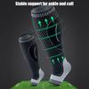 1 Paio Calzini Compressivi da Corsa Supporto Ortopedico Alti al Ginocchio Protezione Polpaccio Caviglia Per Calcio Sci Varici