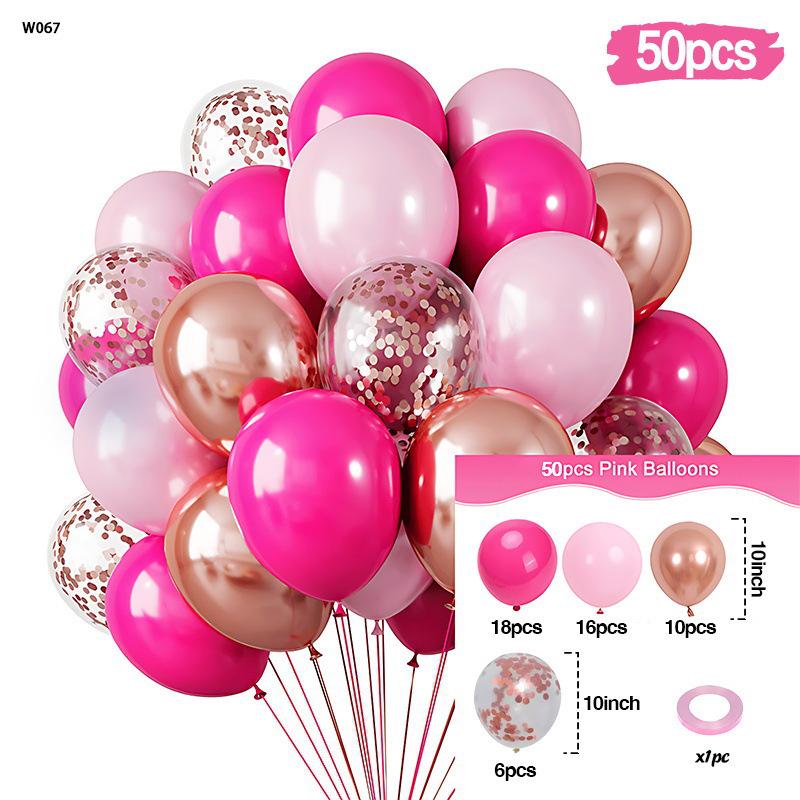 10-Zoll Latex-Ballon Festival Set: Individuell gestaltbare Ballonketten-Dekoration