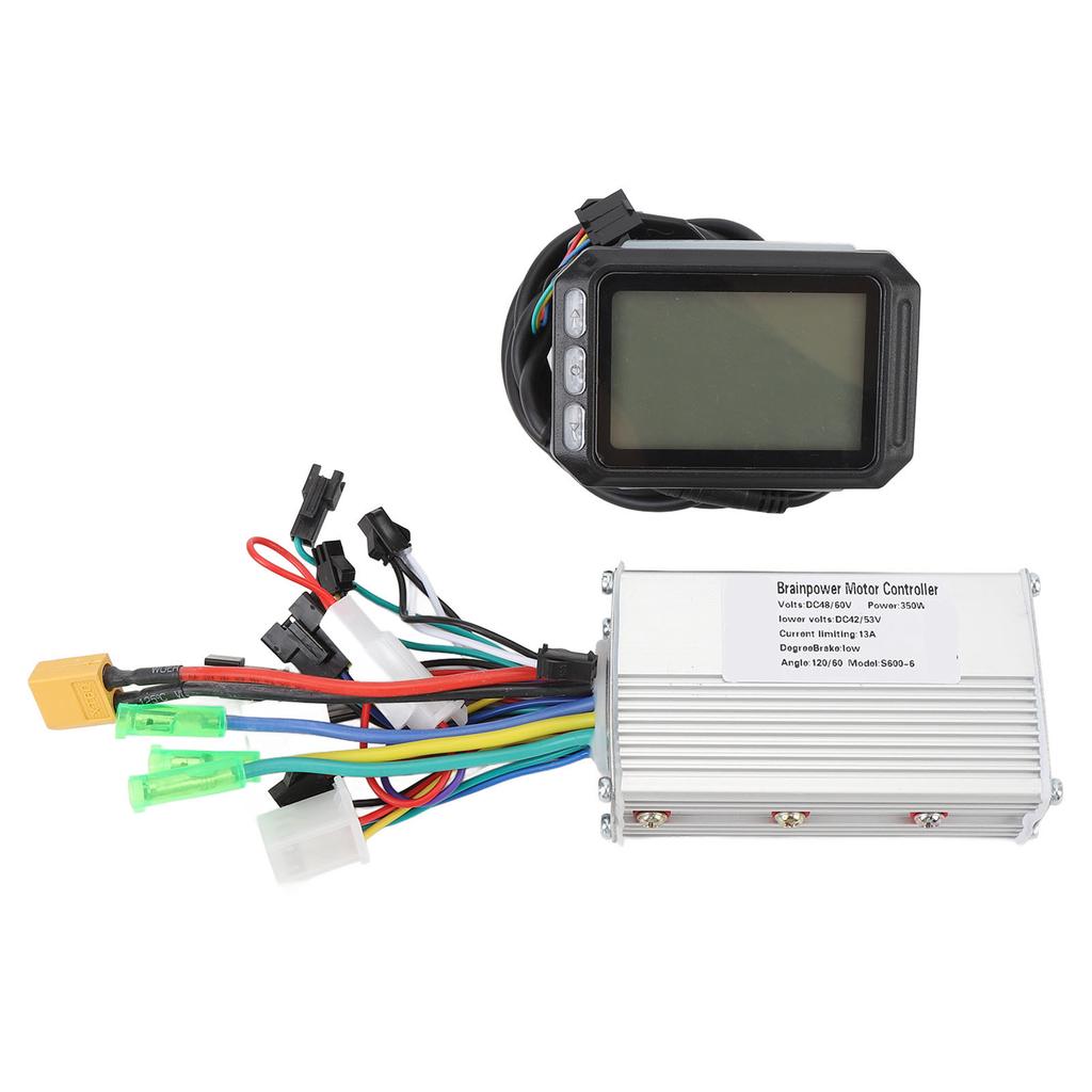 48 60V 350W Brushless Motor Controller with S600 LCD Display Panel for Electric Bike Scooter