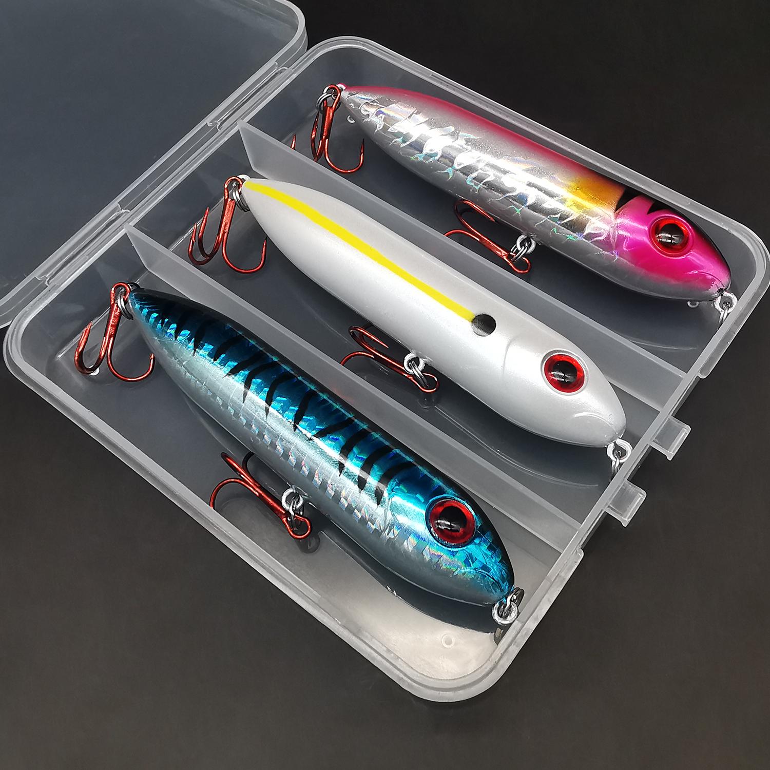 

1 шт./3 шт. Превосходная реалистичная приманка для ловли на поверхности - Карандаш Искусственная приманка Для для морской и пресноводной рыбалки