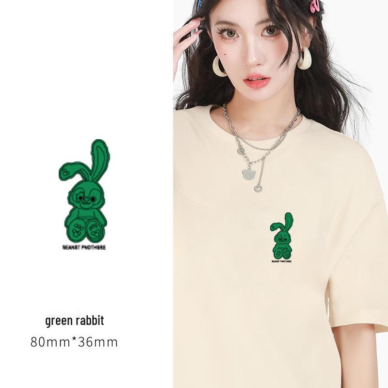 New Heat Transfer Stickers: Decorative Patterns for Couple's T-Shirts