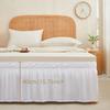 1PC 2m/78.74inch Solid Color Elastic Wrap Around Bed Skirt Wave Edge Fade Resistant Skin-Friendly for Home Hotel