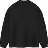 Fear of God Essentials Ss24 L/S Tee 2024 Summer Series Logo Loose Ribbed Knit Crew Neck Long Sleeve Drop Shoulder T-Shirt Men Black 125SU244200F