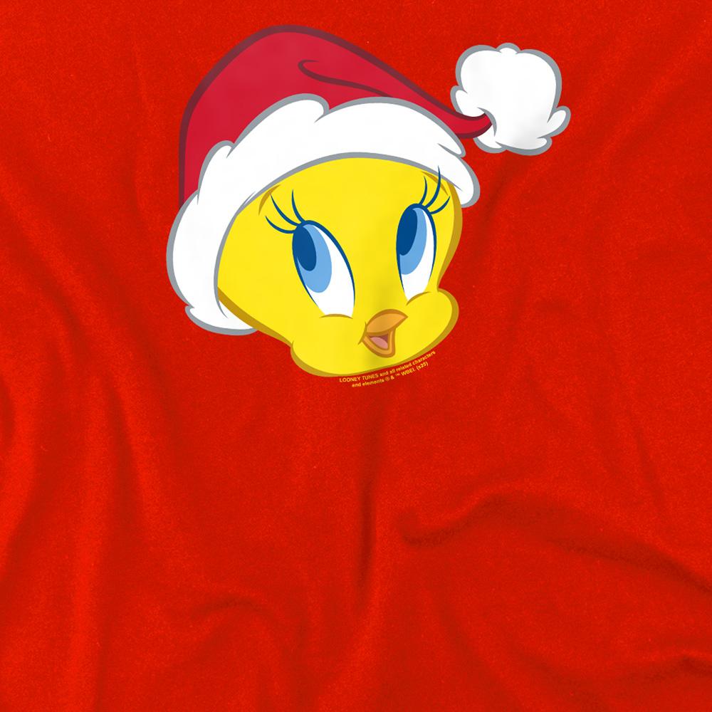 Looney Tunes Childrens/Kids Tweety Santa Hat T-Shirt