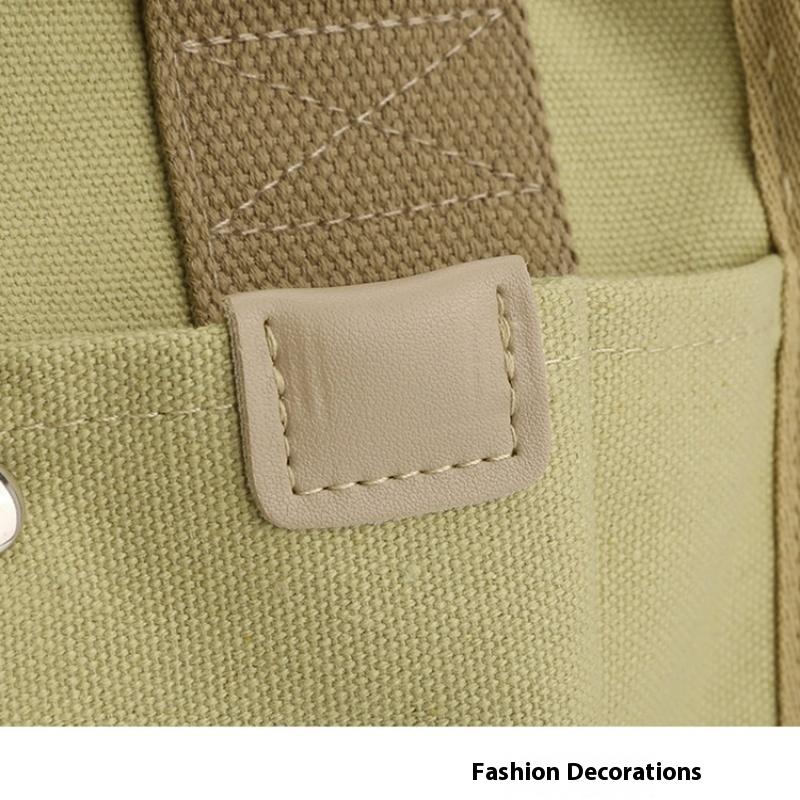 High-value New Canvas Bag Durable Lunch Bag Handbag Large Capacity Ladies Tote Bag