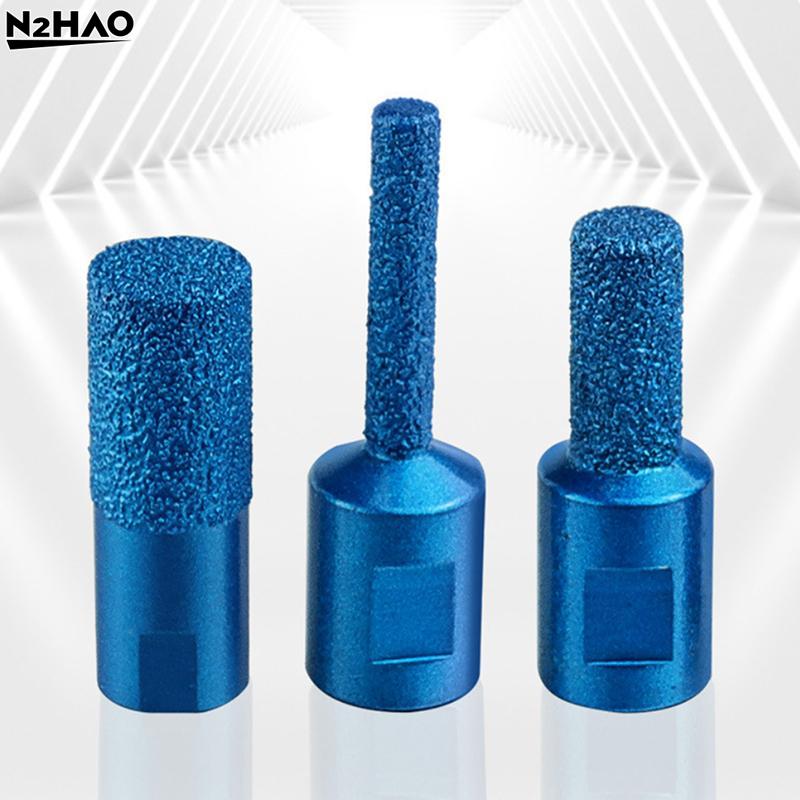 Vacuum Brazed Core Drill Bit Set 6 10 15mm Milling Cutter for Angle Grinder Quick Tile Marble Cutting Home Improvement