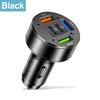 USB Car Charger Multi-Ports 3USB2PD Car Charger Type C Pd Super Fast Charging Mobile Phone Socket Adapter In Car for Family