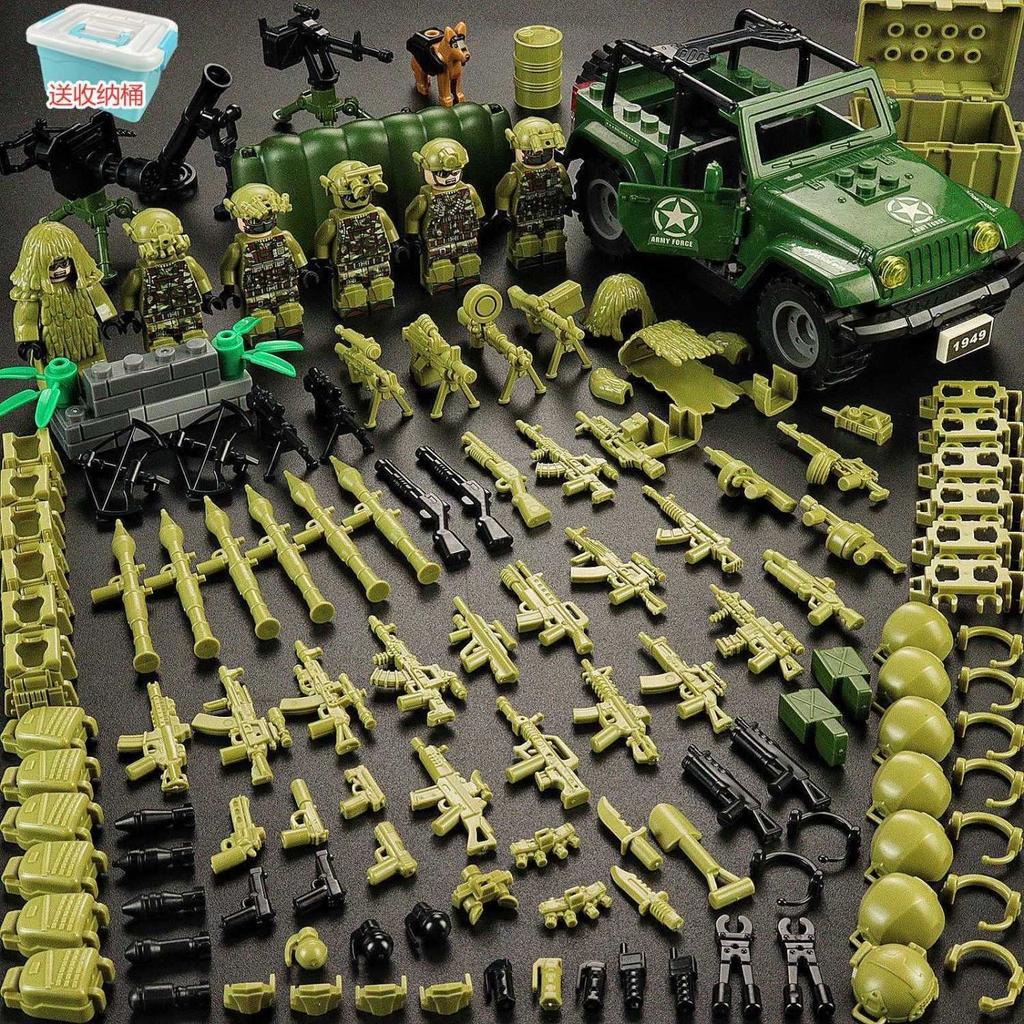 Compatible Building Block Thunder Military Special Forces Minifigures Armed Forces Boys