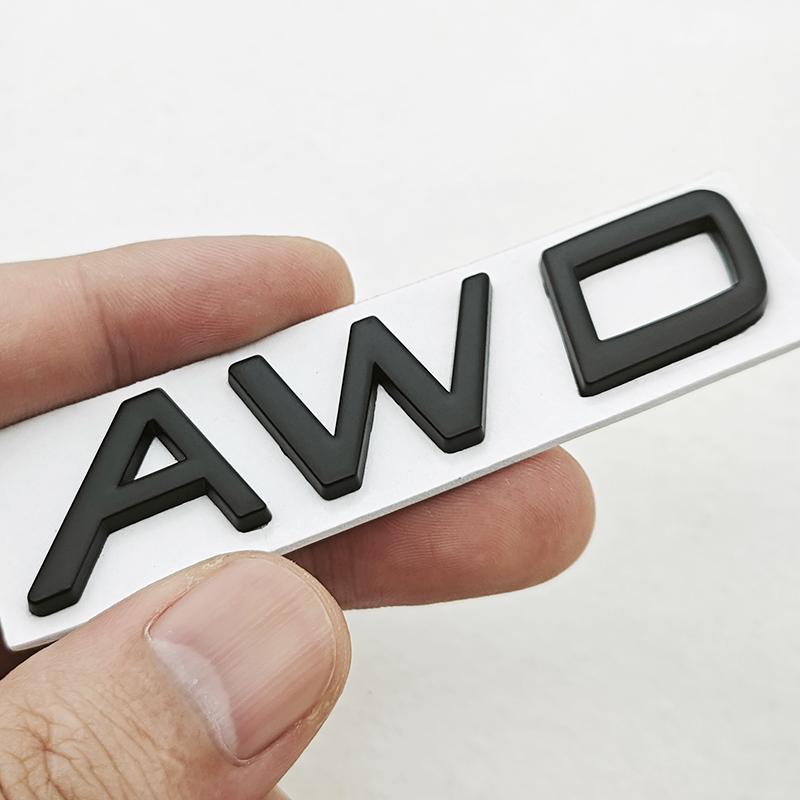 3D Metal Car Badge Logo T5 T6 AWD Rear Trunk Emblem Decals For Volvo S40 S60 S80 V60 V70 V90 XC40 XC60 XC90 Exterior Accessories