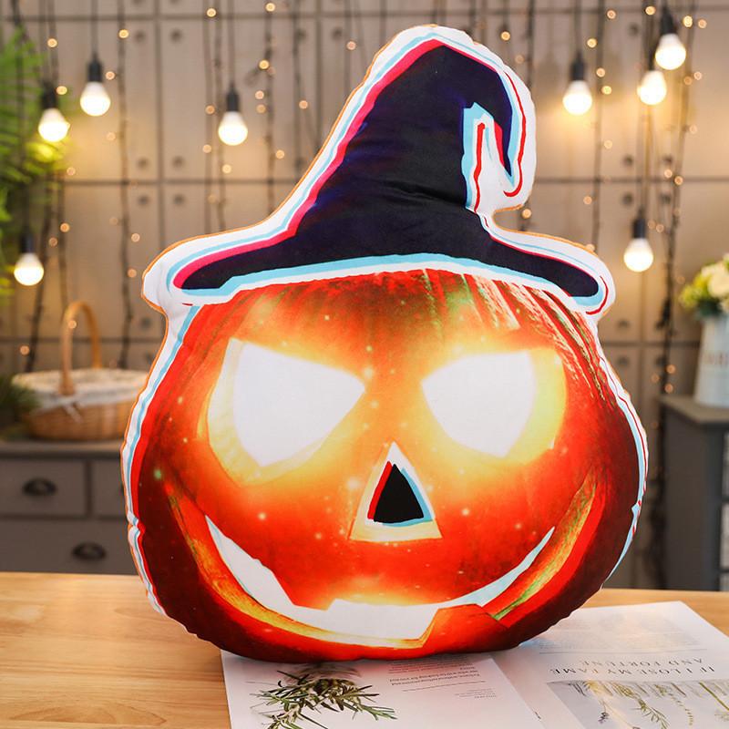 Pumpkin Halloween Zombie Ghost Bat Plush Toy Stuffed Doll Decoration Gift Kids