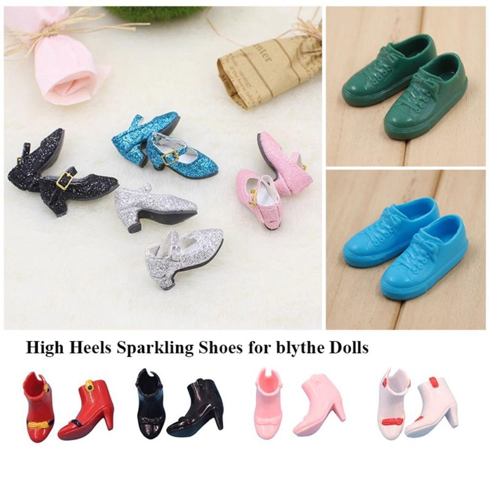 Doll Gift Toys High Heels Crystal Shoes for azone ob24 Dolls for blythe Dolls for licca Dolls
