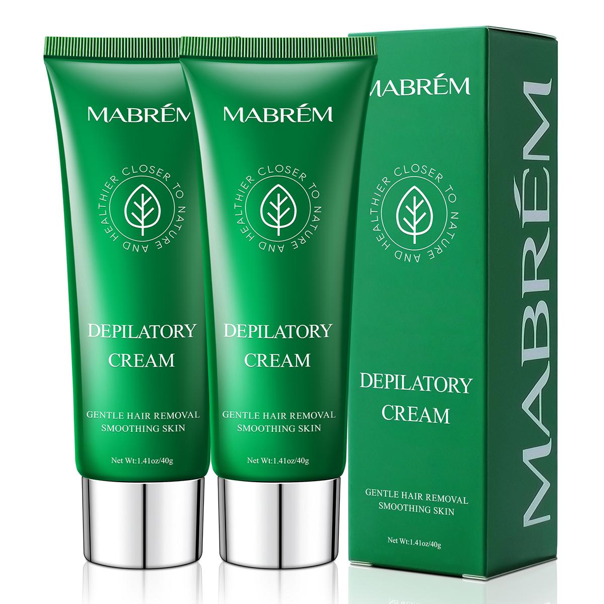 Крем для депиляции MABREM - Безболезненный и гладкая кожа 40 г 2pcs