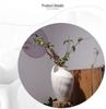 Vaso in Ceramica Wabi-Sabi: Composizione floreale idroponica minimalista per soggiorno o decorazione interna