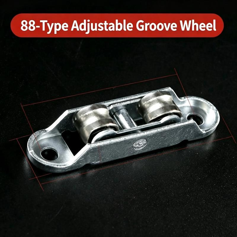 Sliding Door Window Roller Long Service Life Silent Double Wheel Pulley for Wardrobe Patio Balcony Home Furniture Repair Parts