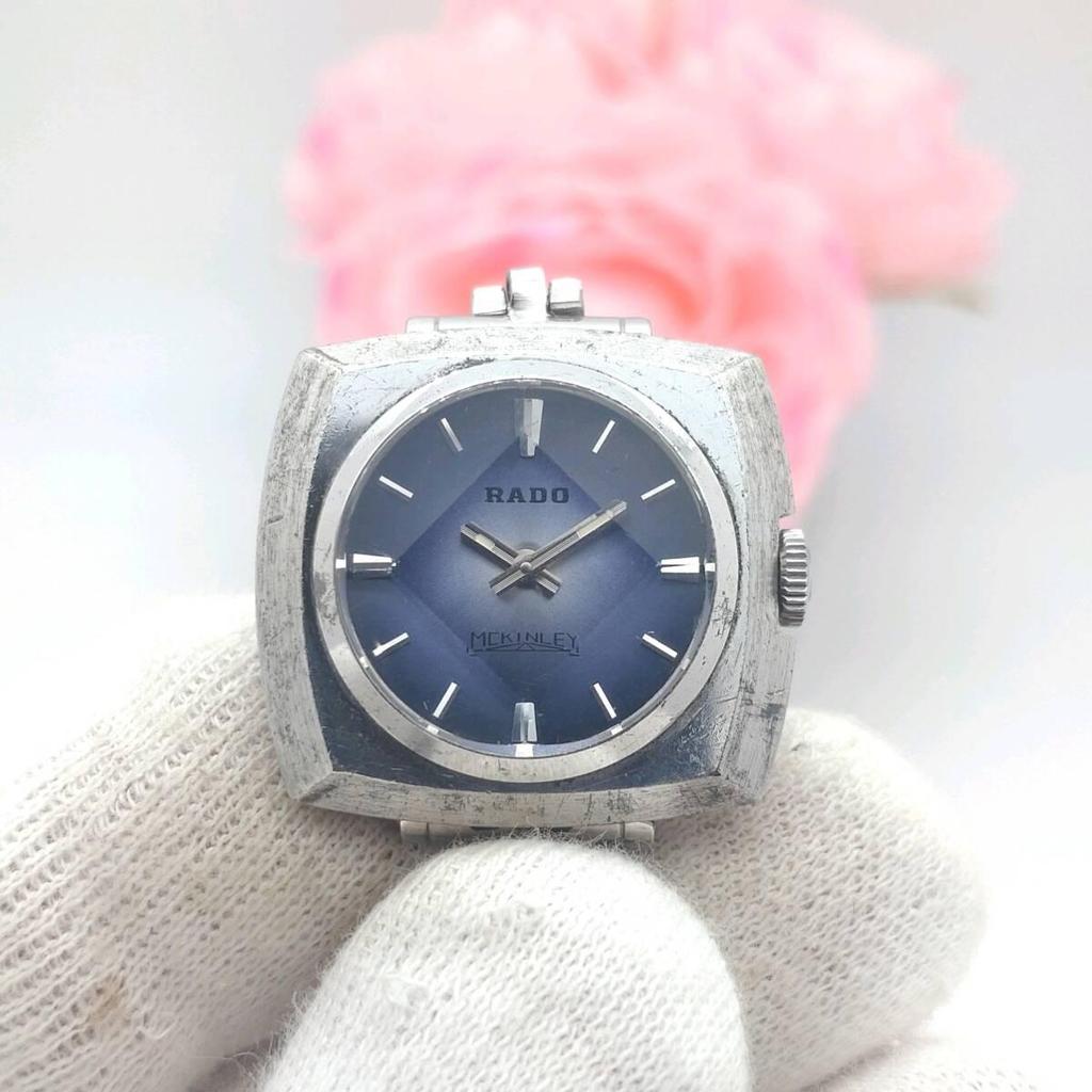 Used "Working item" RADO MCKINLEY McKinleyCut glassWatchLadiesHand-woundManagement 003ban