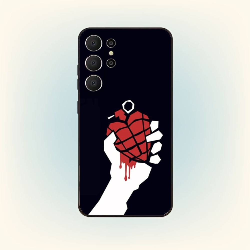 G-Green D-Day Band Phone Case For Samsung S26,S25,S24,S21,S22,S23,S30,Ultra,S20,FE,Lite,10,9,Black Cover