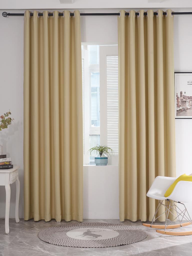 1 Stück 90 % Verdunkelungsvorhänge mit Ösen für Schlafzimmer und Wohnzimmer mit hoher Lichtblockierungswirkung und hohem Schattierungsvorhang