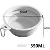 350ML Folding Dog Dish Collapsible Pet Bowl Water for Dog Drinking Bowl Cat Water Bowl Drinking Fountains for Dogs