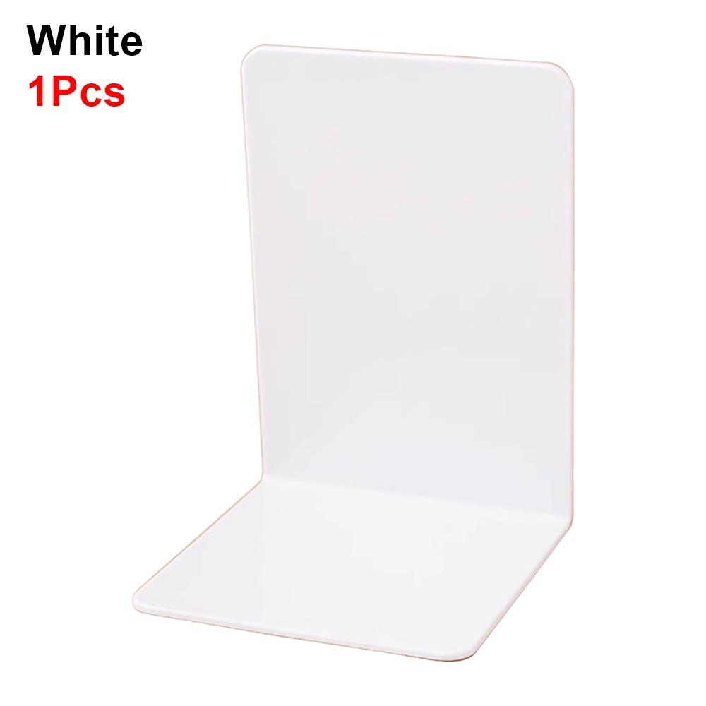 

1/2 шт. L-образные держатели для книг, утолщенные, для письменного стола, книжной полки, для библиотеки, спальни 1Pcs White