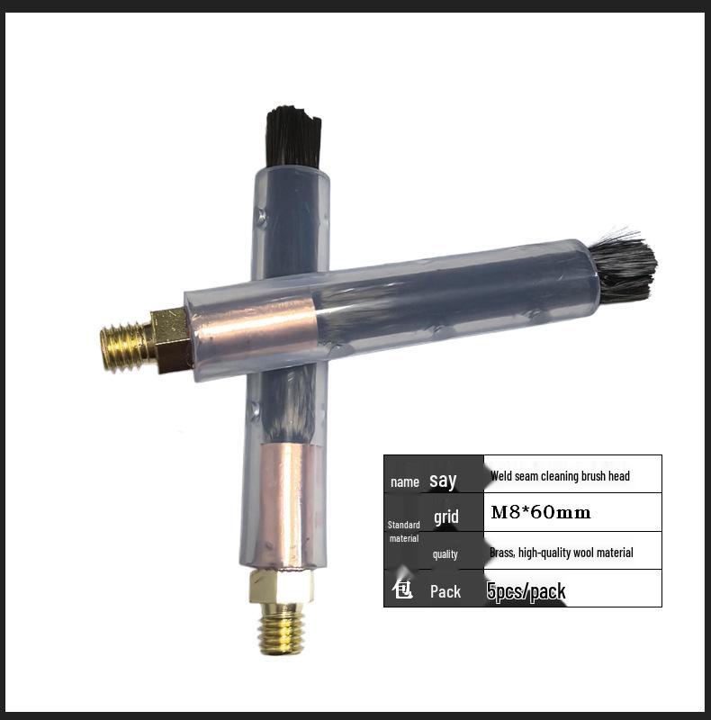 Stainless Steel Electrolytic Weld Cleaning and Polishing Brush with M10 Copper Brush Head