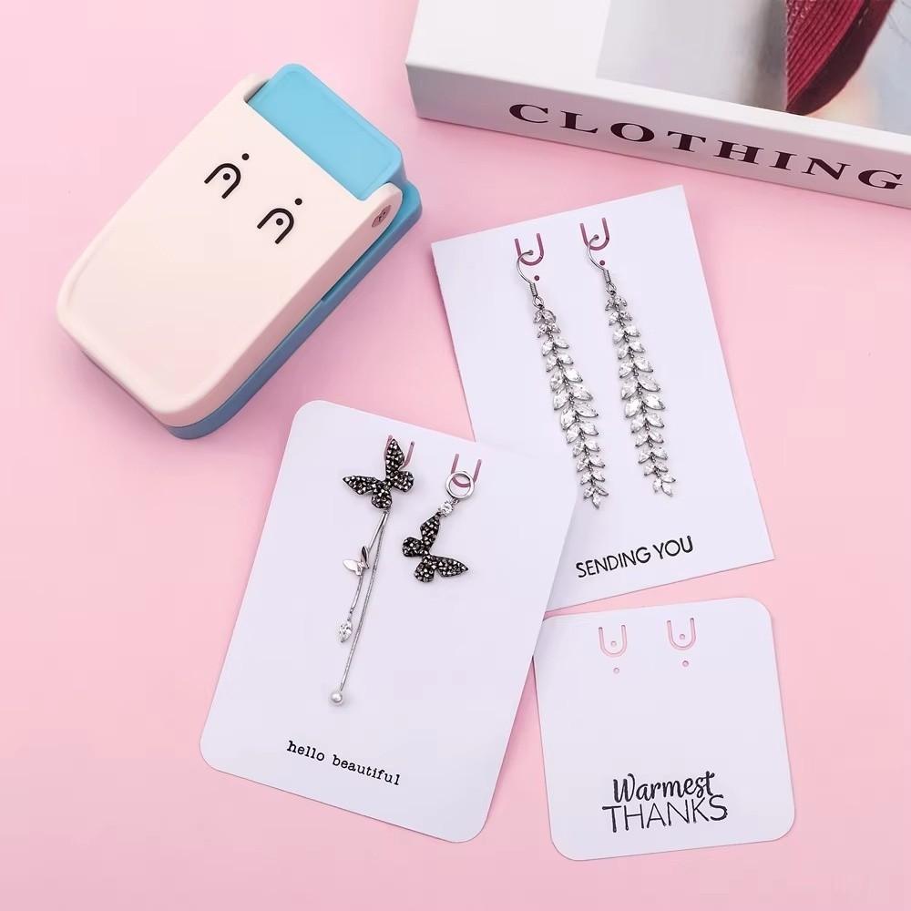Precision Earring Display Card Hole Punch Portable Design Tab Perforator Tool  Paper Crafting