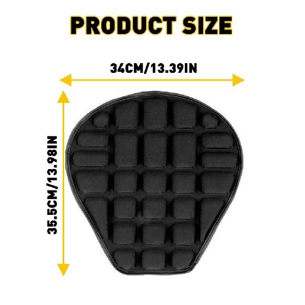 Breathable Motorcycle Seat Cushion Comfort Pillow Pad Cover Pressure Relief 1PCS
