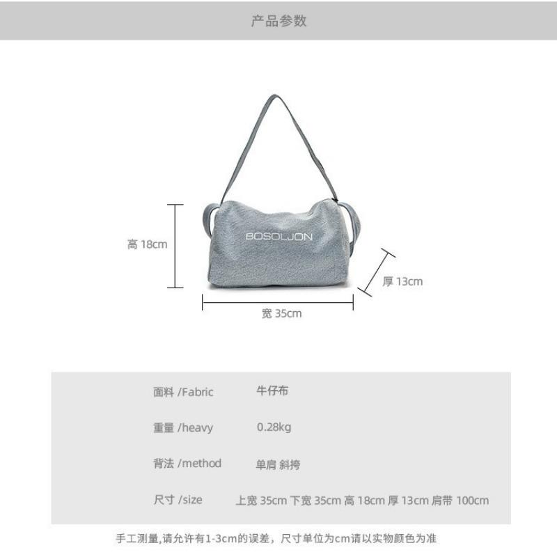 New bag, cowgirl bag, tote bag, pillow bag, large-capacity commuter bag, shoulder messenger bag.
