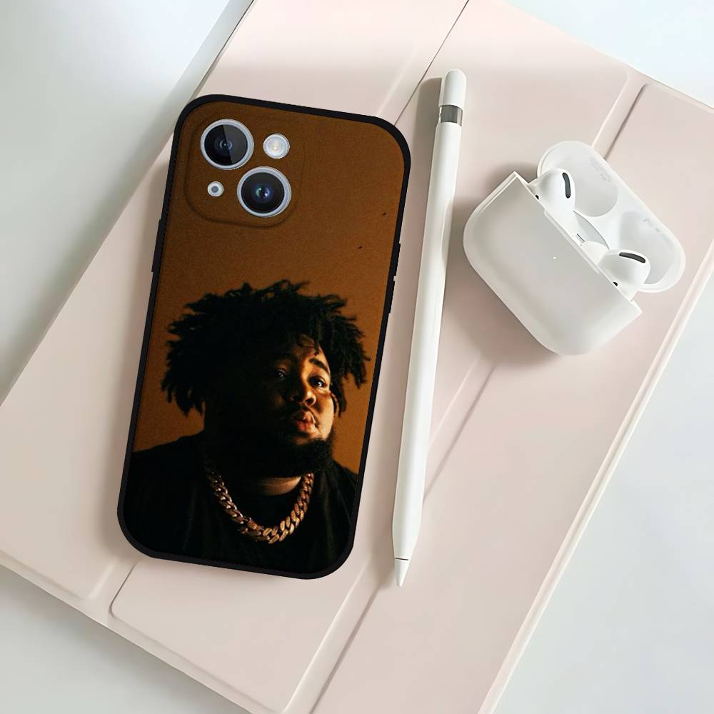 Rod Wave Rapper Phone Case For IPhone 17 16 15 14 13 12 11 X XR XS Plus Pro Max Mini Soft Black Cover