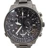 Used CITIZEN / Citizen Promaster Duratect Eco Drive Chrono Day Date Radio Watch Titanium H610-T018688 [Men/Men/Boys/Gentleman] [Watch/Watch/Watch]