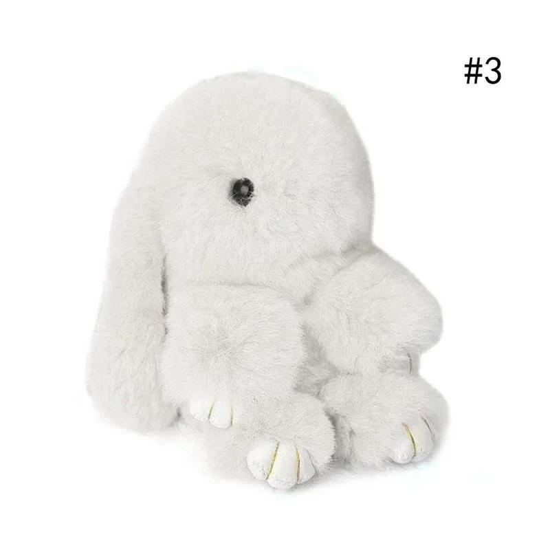 Rabbit Keychain Fur Cute Bunny Pom Ball Doll Toy Keychain Cute Handbag Pendant Decor Car Keys Pendant Rabbit Pendant Bunny Gifts