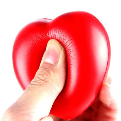 Heart Shaped Stress Relief Squeeze Soft Foam Ball Hand Wrist Exercise Baby Ball