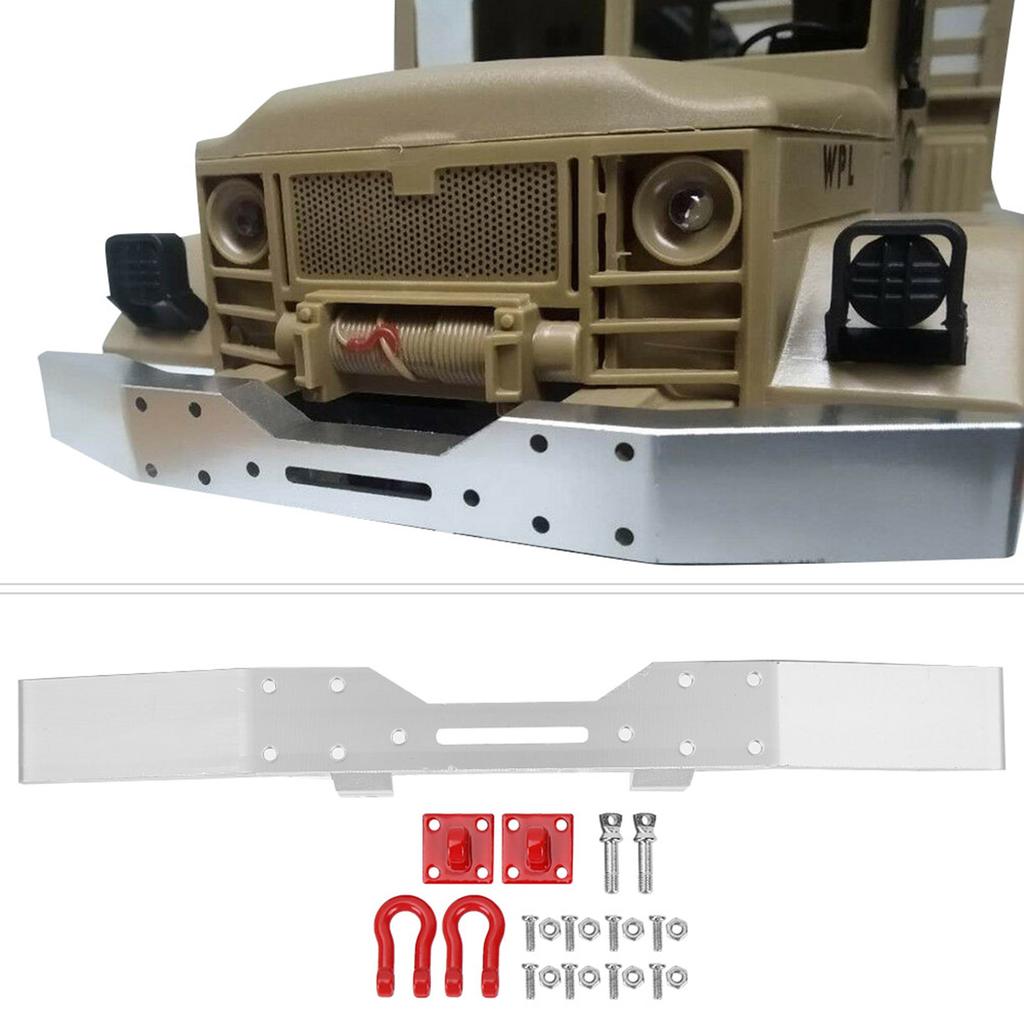 RC Model Car & Truck Upgrade Parts Metal Front Bumper for WPL B14 B16 JJRC Q60 Q61 1 16 RC Car