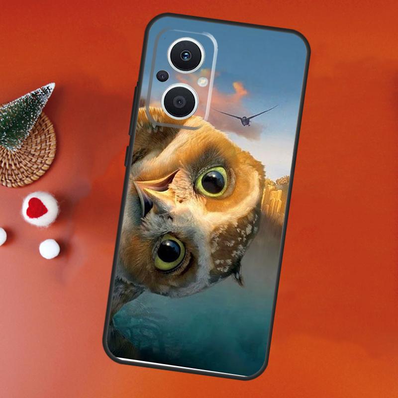 Animal Owl Case For OPPO Find X5 X6 X8 X9 Pro OPPO Reno 8T 7 8 Lite 13F 14F 12F 11F 10 13 14 Pro Cover